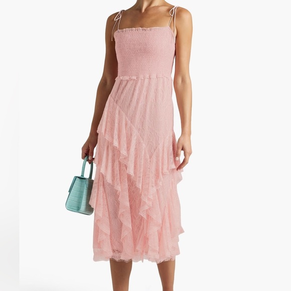 Alice + Olivia Jocelyn Dress in English Rose - Picture 1 of 6
